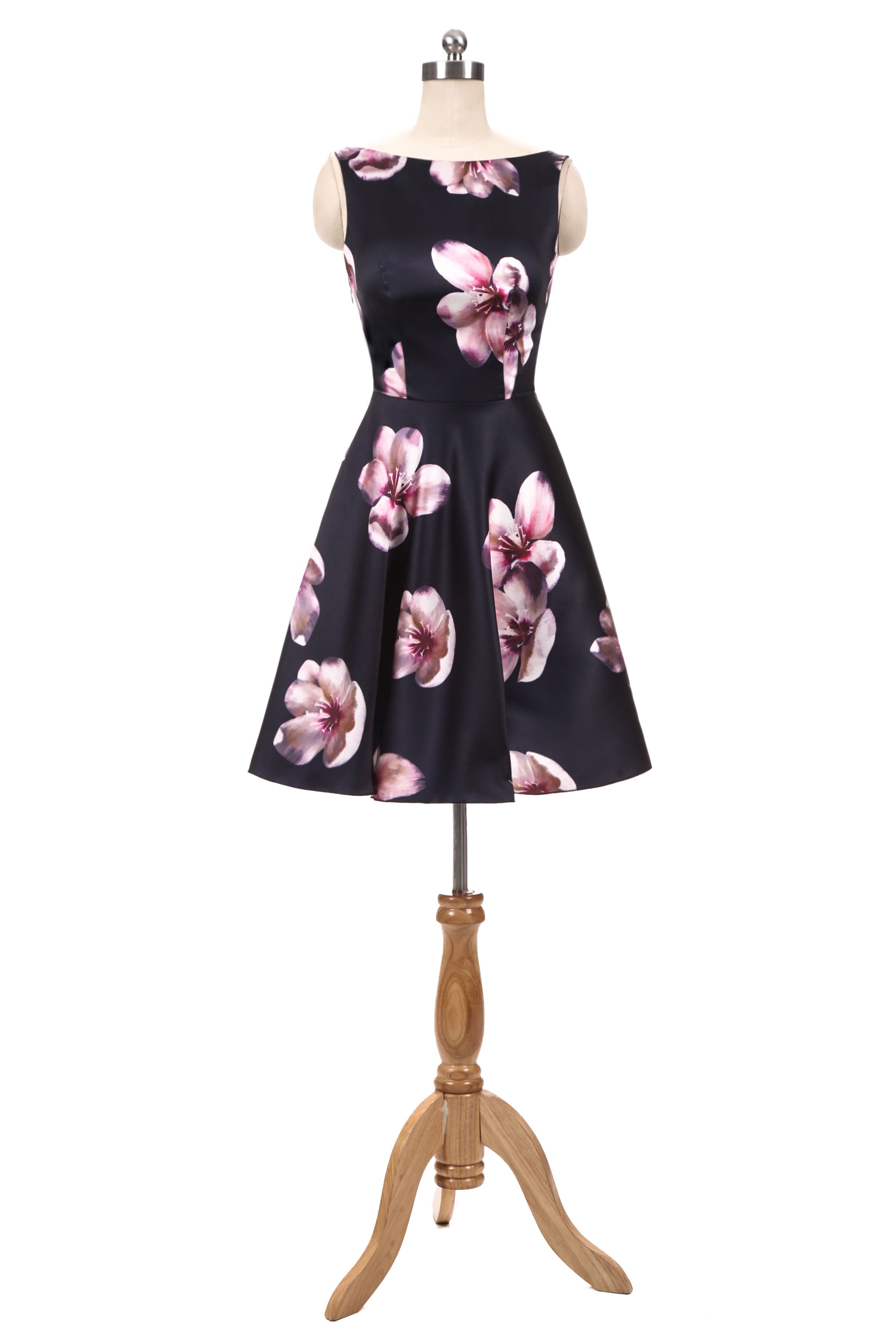 flower hoco dress