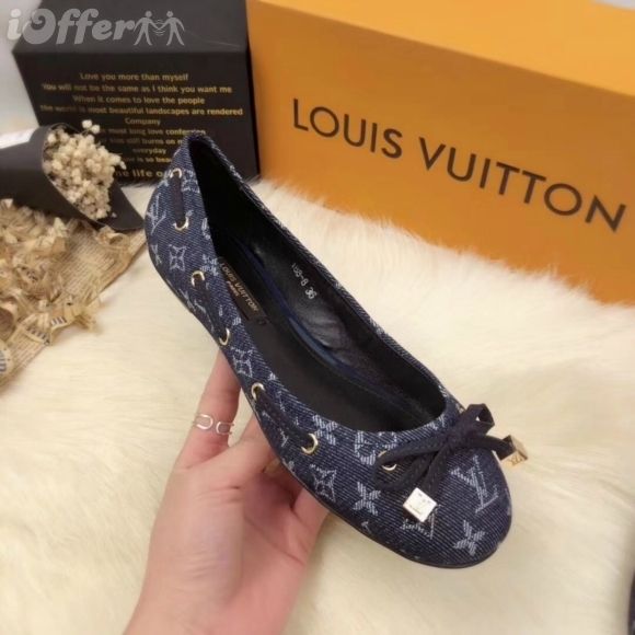 Vvtisks5 Flat Women Leather Canvas Ballet New Loafer Pump Shoes