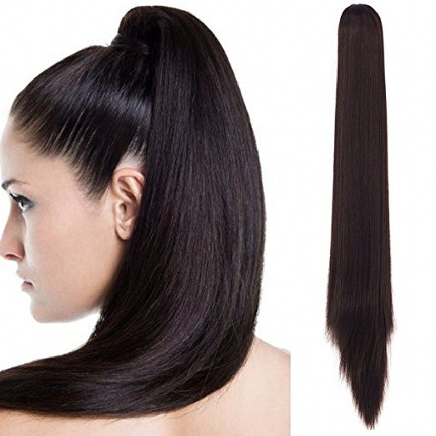 Sara Ladies Ponytails Fashion Straight Hair Claw Clip In Ponytail
