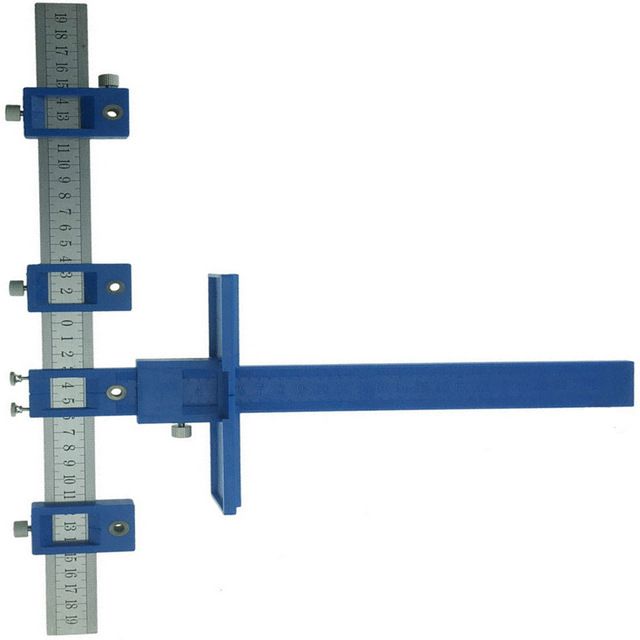 2019 Allsome Drill Guide Sleeve Cabinet Hardware Jig Drawer Pull