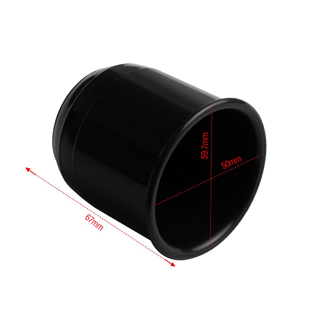50mm Auto Black Plastic Tow Bar Ball Plastic Cover Car Towing Hitch