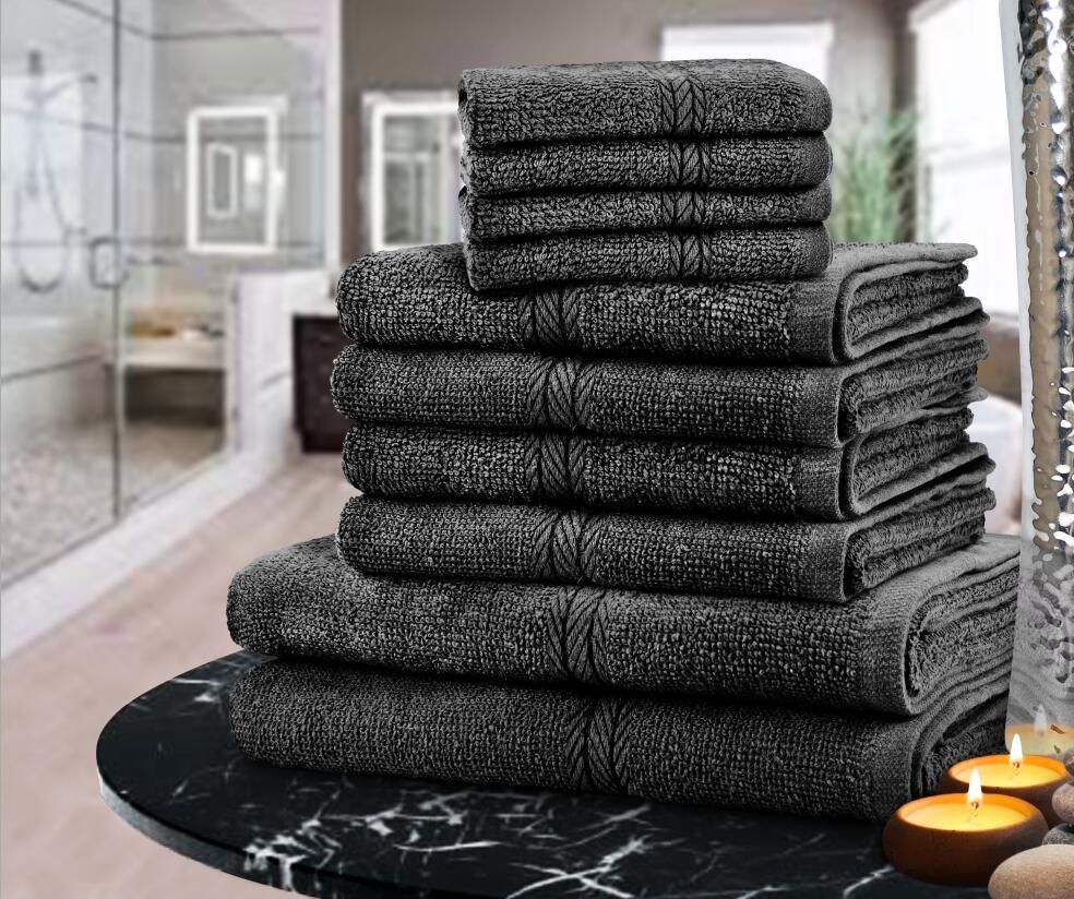 Brand: LuxeLiving Type: 100% Cotton Towel Set Specs: Face, Hand & Bath  Bathroom Towels Keywords: Luxury Towel Bale Set Key Points: Super Soft,  Absorbent & Durable Main Features: Plush Texture & Quick