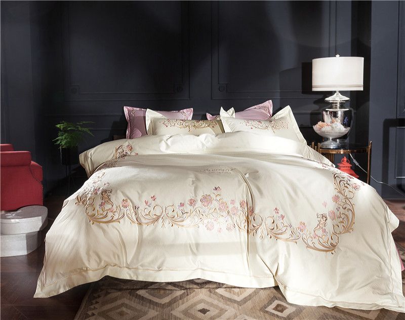 European Pink Flower Embroidery 100s Egyptian Cotton White Bedding Set Duvet Cover Bed Sheet Linen Pillowcases 4 Fine Grey And Comforter From Carmlin 191 65 Dhgate Com - White Bedding With Embroidered Flowers European Pink Flower Embroidery 100s Egyptian Cotton White Bedding Set Duvet Cover Bed Sheet Linen Pillowcases 4 Fine Grey And Comforter From Carmlin 191 65 Dhgate Com - White Bedding With Embroidered Flowers