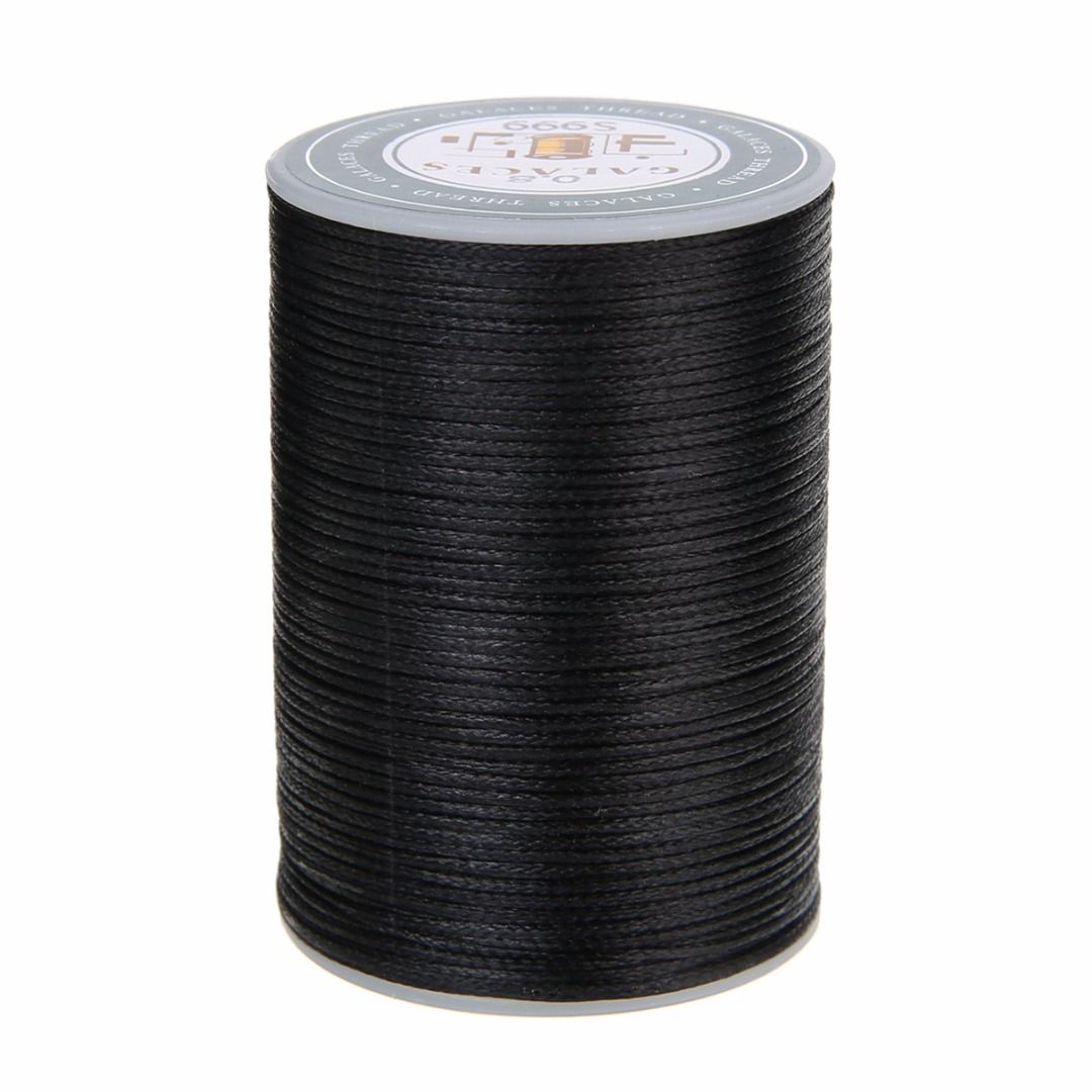 0.8mm hand-sewn leather waxed thread,high strength