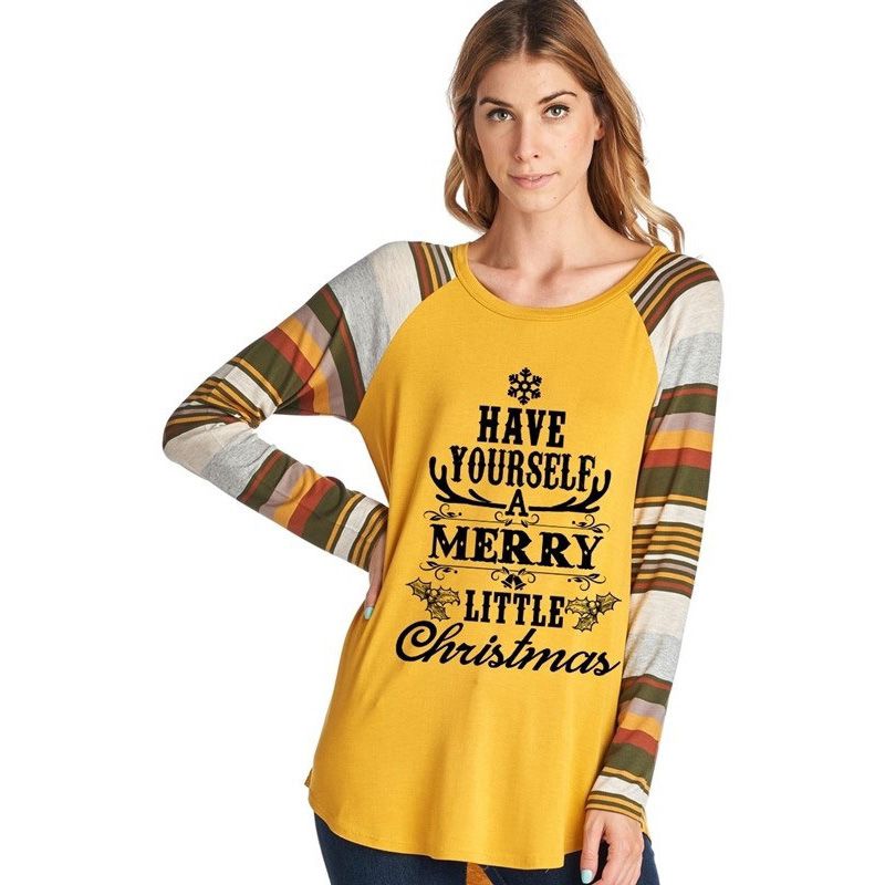 Girls Christmas T Shirt Women Autum 