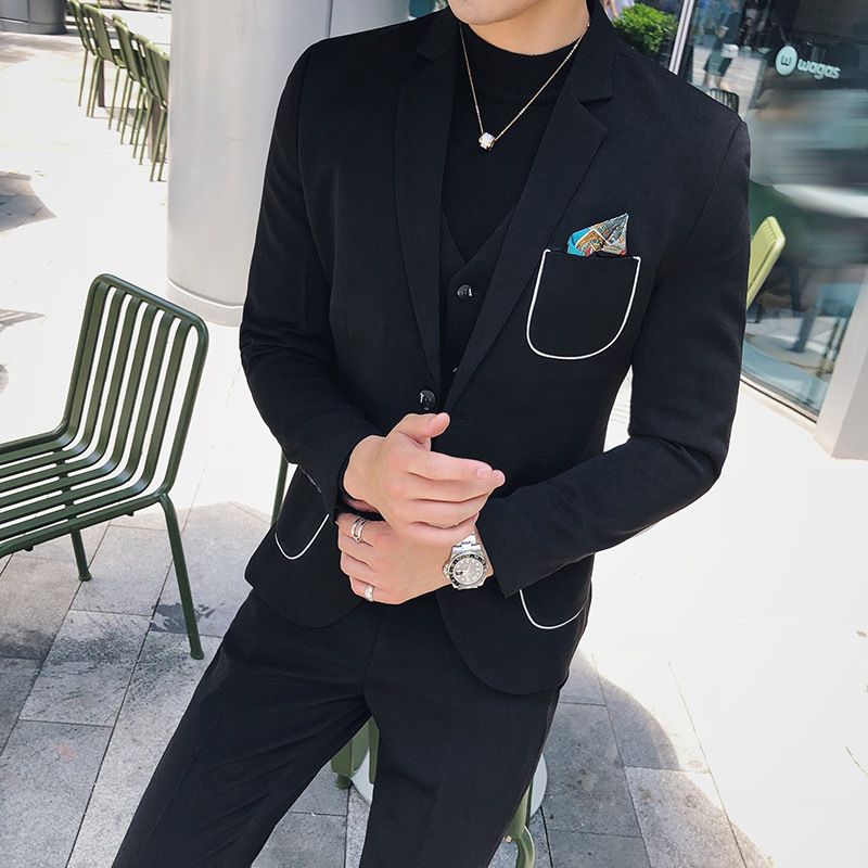Wedding Suits Men Groom Tuxedo Custom 