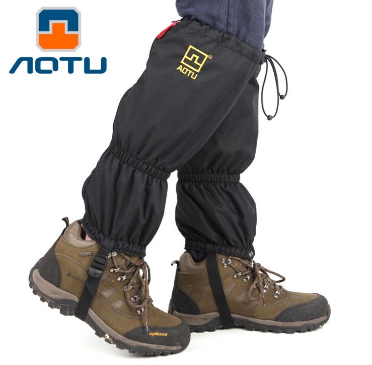 Rejilla 20 pares Aotu impermeable al aire libre Caza Trekking nieve Legging cálido polainas acampar