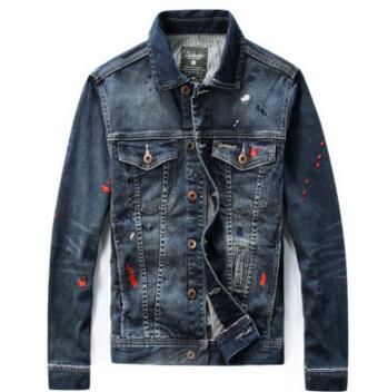 jaqueta militar jeans