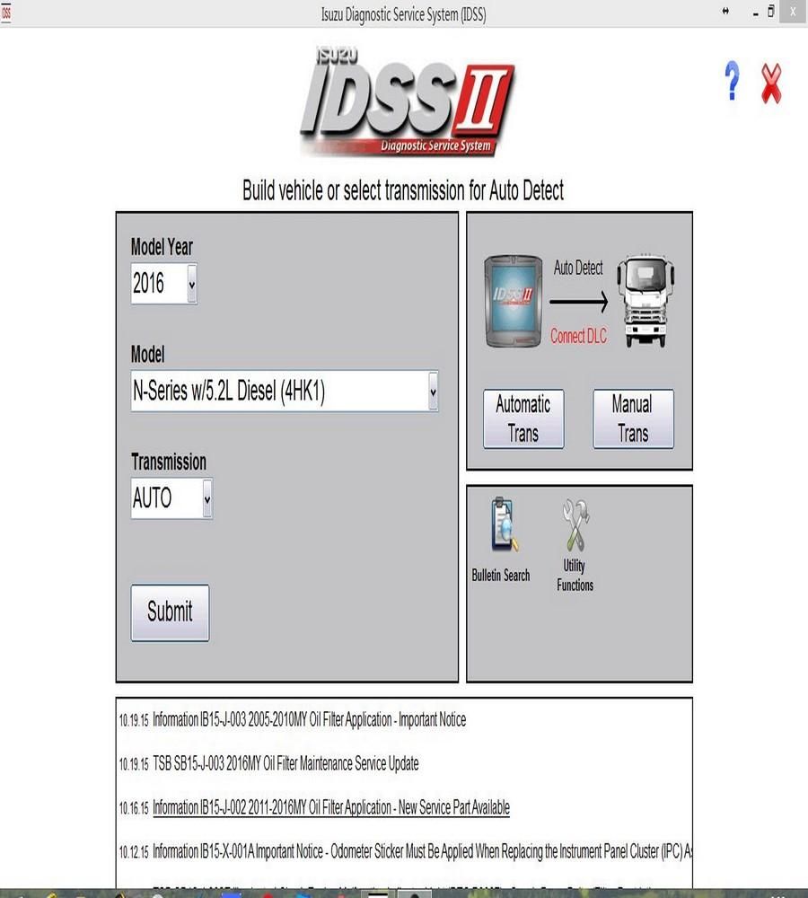 isuzu idss for sale