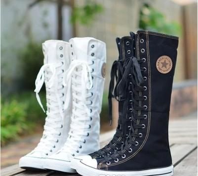 girls knee high sneakers