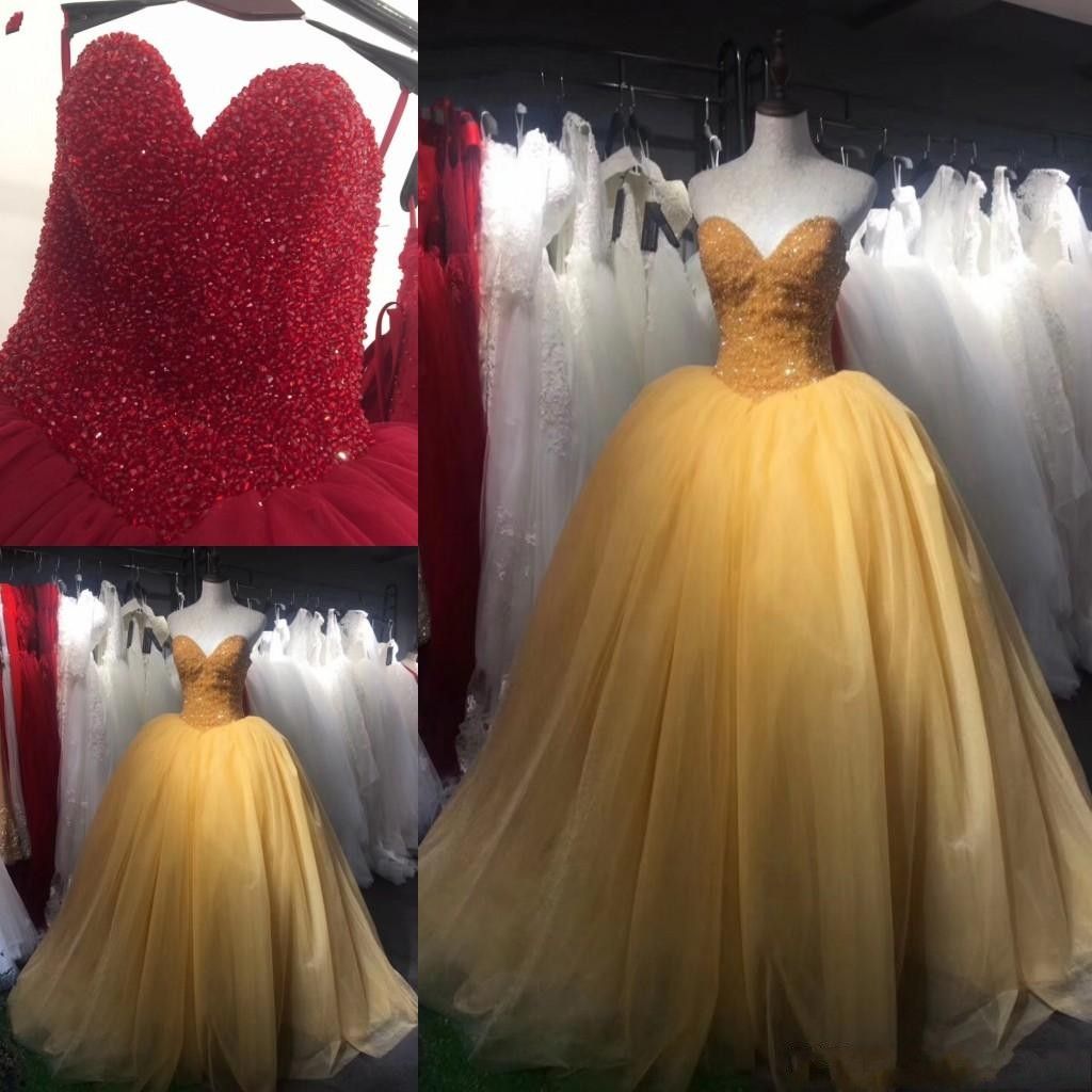 red and yellow gown