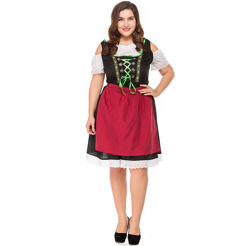 Adult Ladies Oktobermiss Bavarian German Bar Maid Oktoberfest Wench Fancy Dress