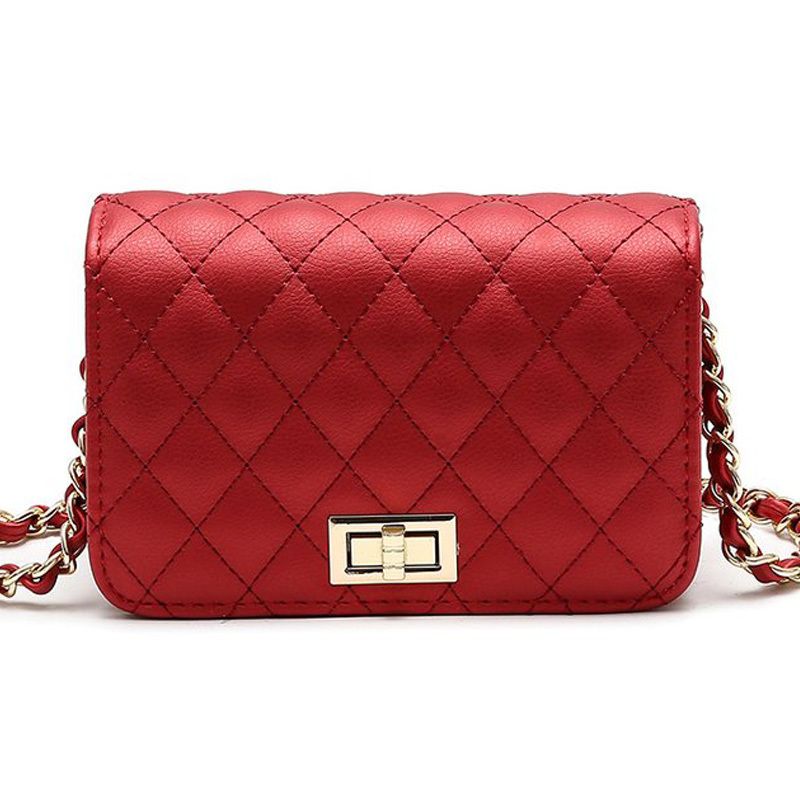 crossbody quilted chain bag
