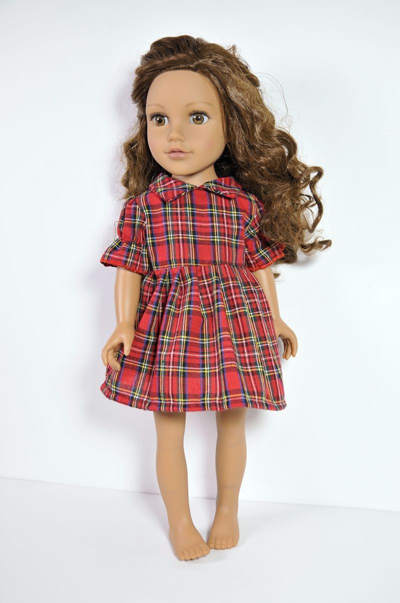 Compre Vestido A Cuadros Ropa Para Muñecas Para Muñecas American Girl De 45 Cm Y Para Bebé Zapf. A 6,61 € Del Love11love | DHgate.Com