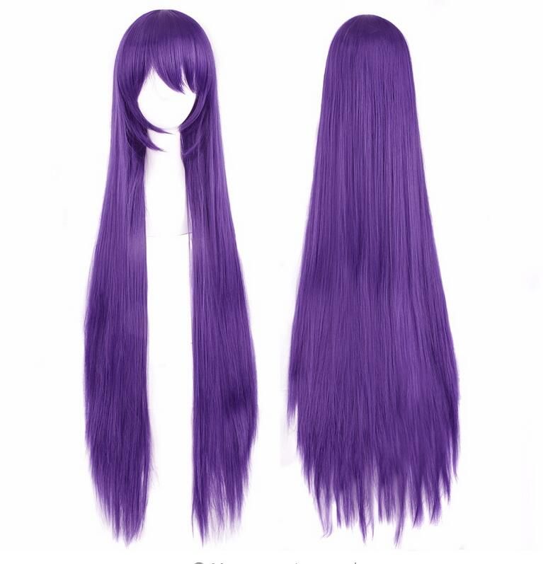dark purple wig