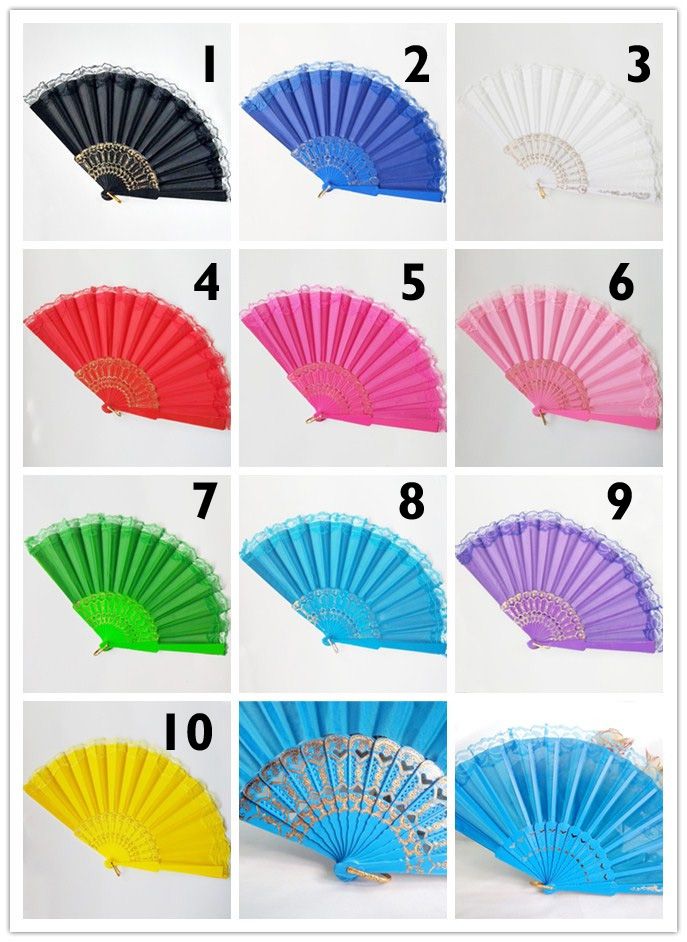 seashell wedding fans