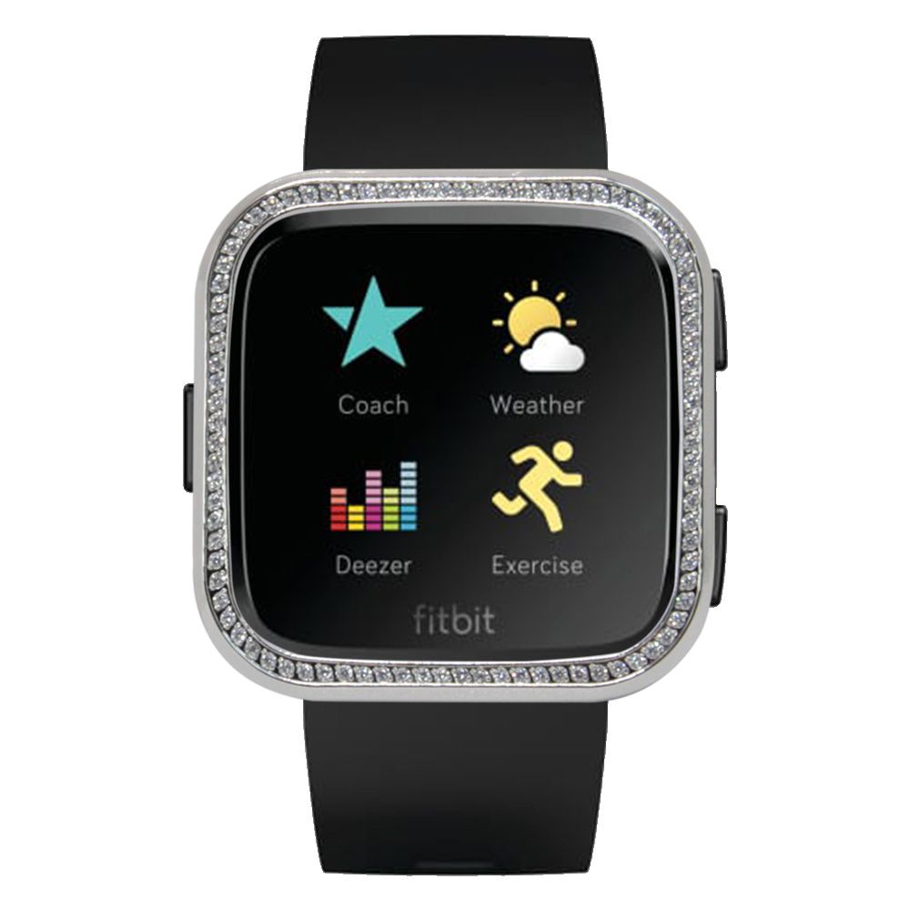 silver fitbit versa