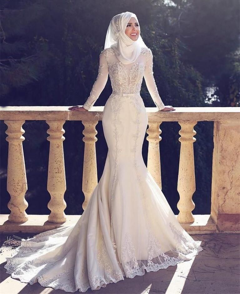 Pin Auf Islamic Wedding Dresses
