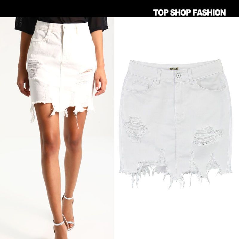 gonna pantaloncino jeans