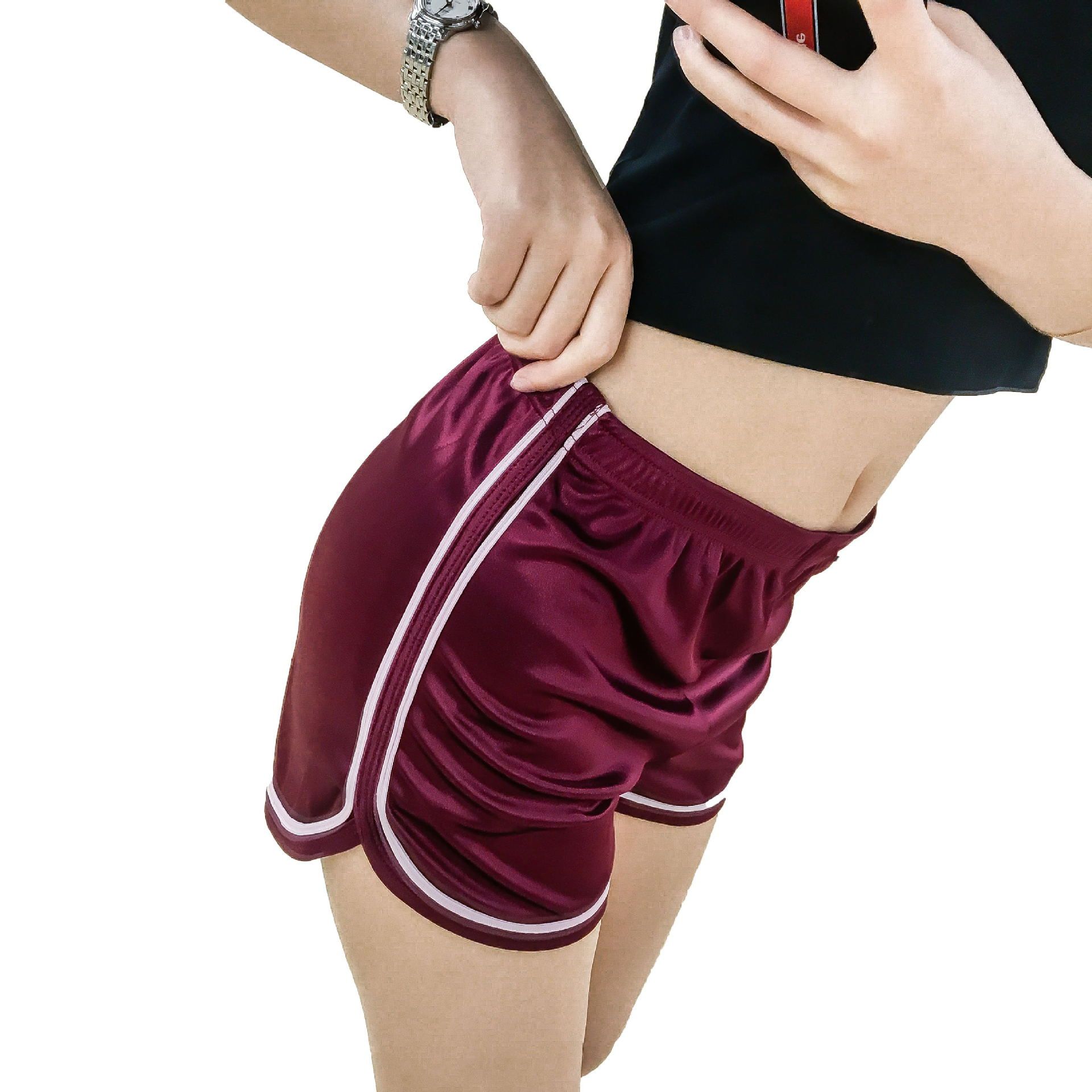 retro running shorts womens