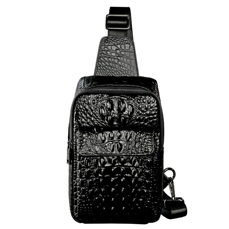 crocodile sling bag