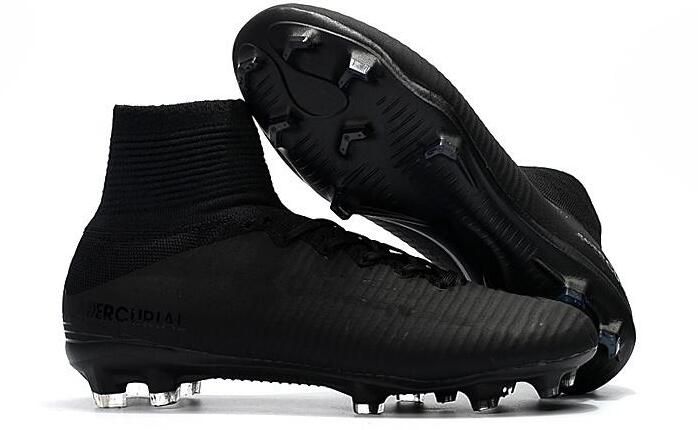 2018 Nuevo Oro Blanco CR7 Negro Fútbol Calas Mercurial Superfly FG V De Fútbol Para Niños Cristiano Ronaldo € | DHgate