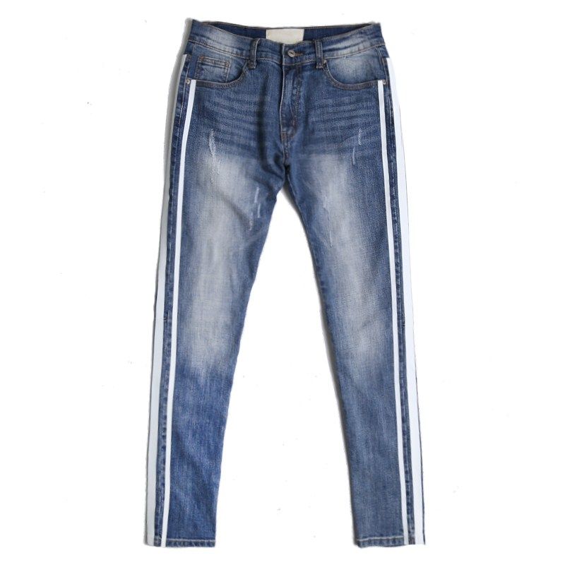 striped jeans men