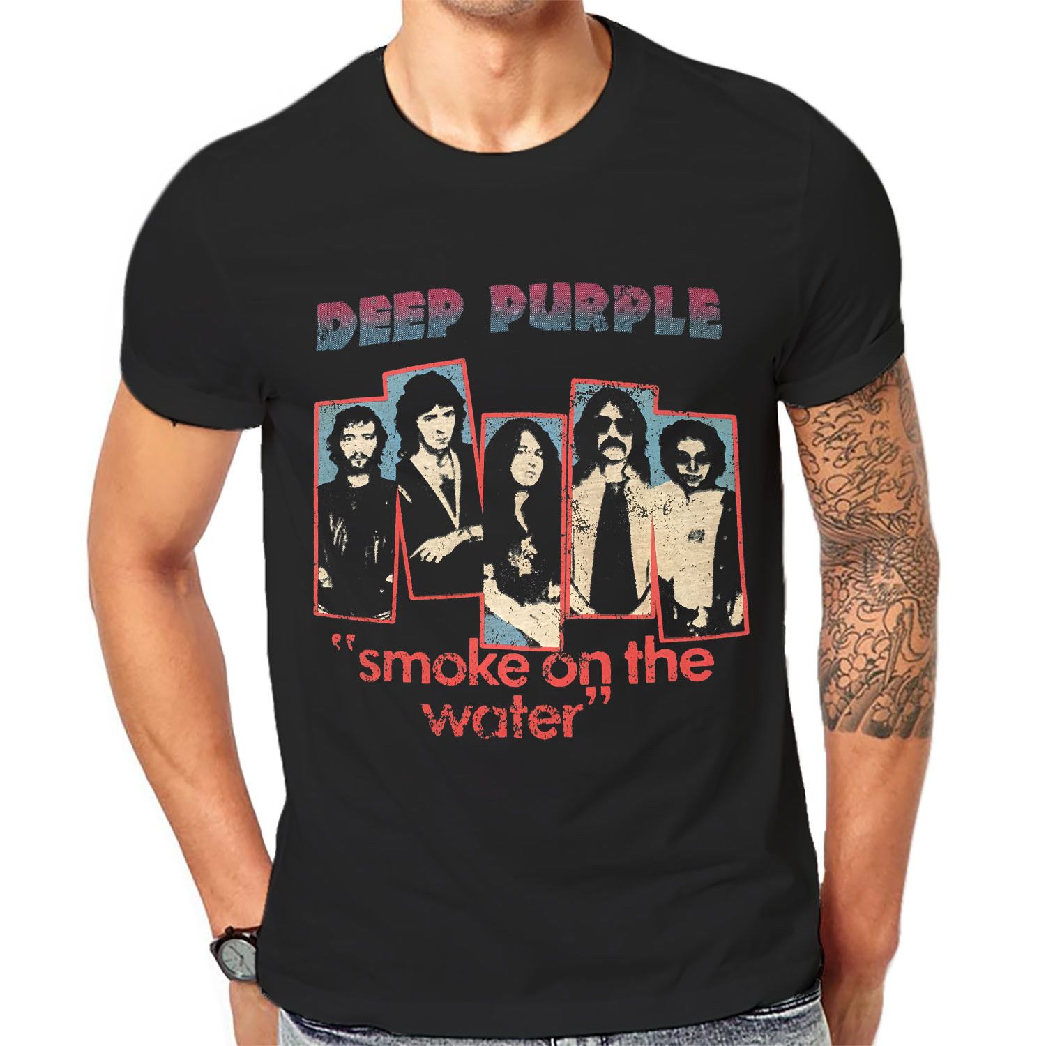 camiseta rock vintage