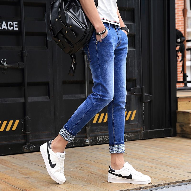 Shop Mens Jeans Online Medium Casual Jeans Men Pants Plaid Cuffs Summer Blue Ripped Skinny Jeans Male Fashion Mens Denim Pants Slim Fit Jean Jeans Man With As Cheap As 26 23 Piece Shop Mens Jeans Online Medium Casual Jeans Men Pants Plaid Cuffs Summer Blue Ripped Skinny Jeans Male Fashion Mens Denim Pants Slim Fit Jean Jeans Man With As Cheap As 26 23 Piece