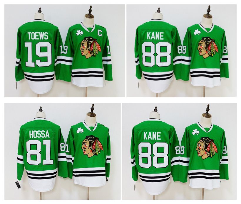 chicago blackhawks jersey green