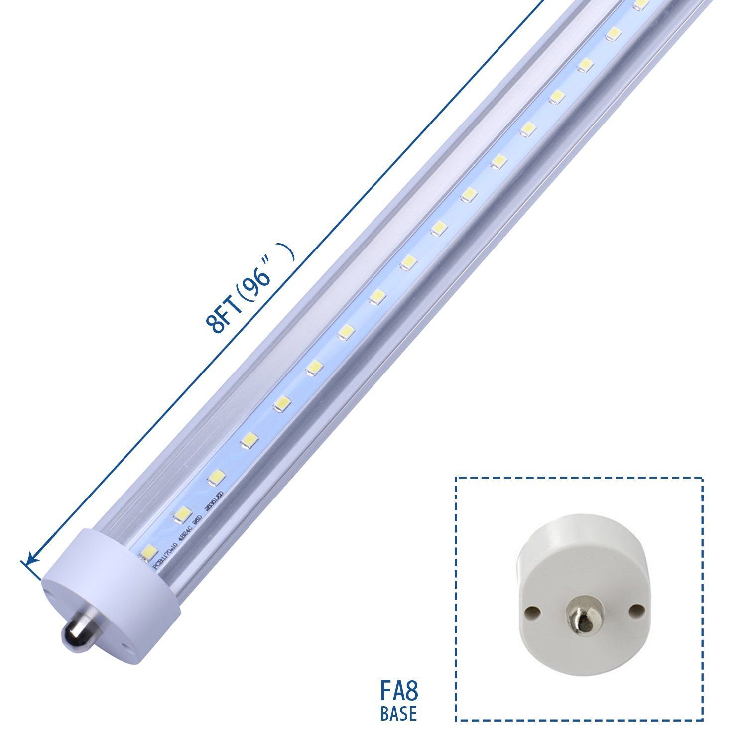 45W 투명한 덮개