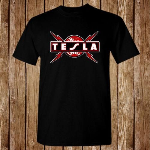 tesla band t shirt