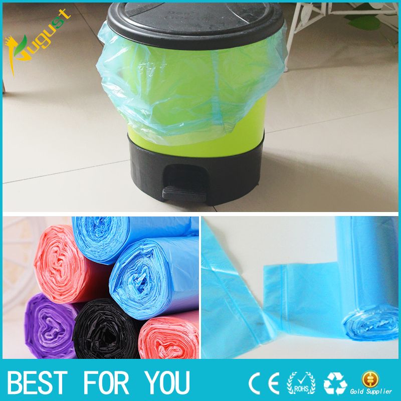 125PCS 50cm Sacchetto di immondizia Trash Bag Cucina Hotel Igienici Famiglia Sacchetto Plastica Mestolo Monouso Liner Cucina Verde Home Office Trash Can Film Bag 45 