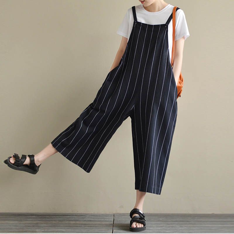 linen baggy jumpsuit