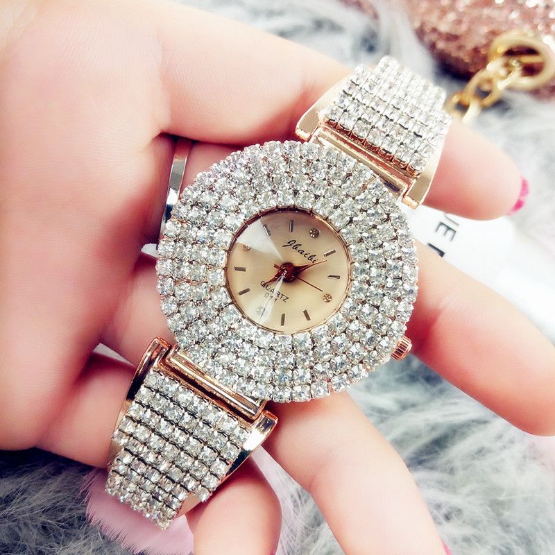 2018 Latest Model Fashion Full Diamond Watch Luxury Watches Waterproof Stainless Steel Quartz Luxury Women Watches Fastest Cheapest Watches Watches Wholesale From Baiyun389186127 7 93 Dhgate Com