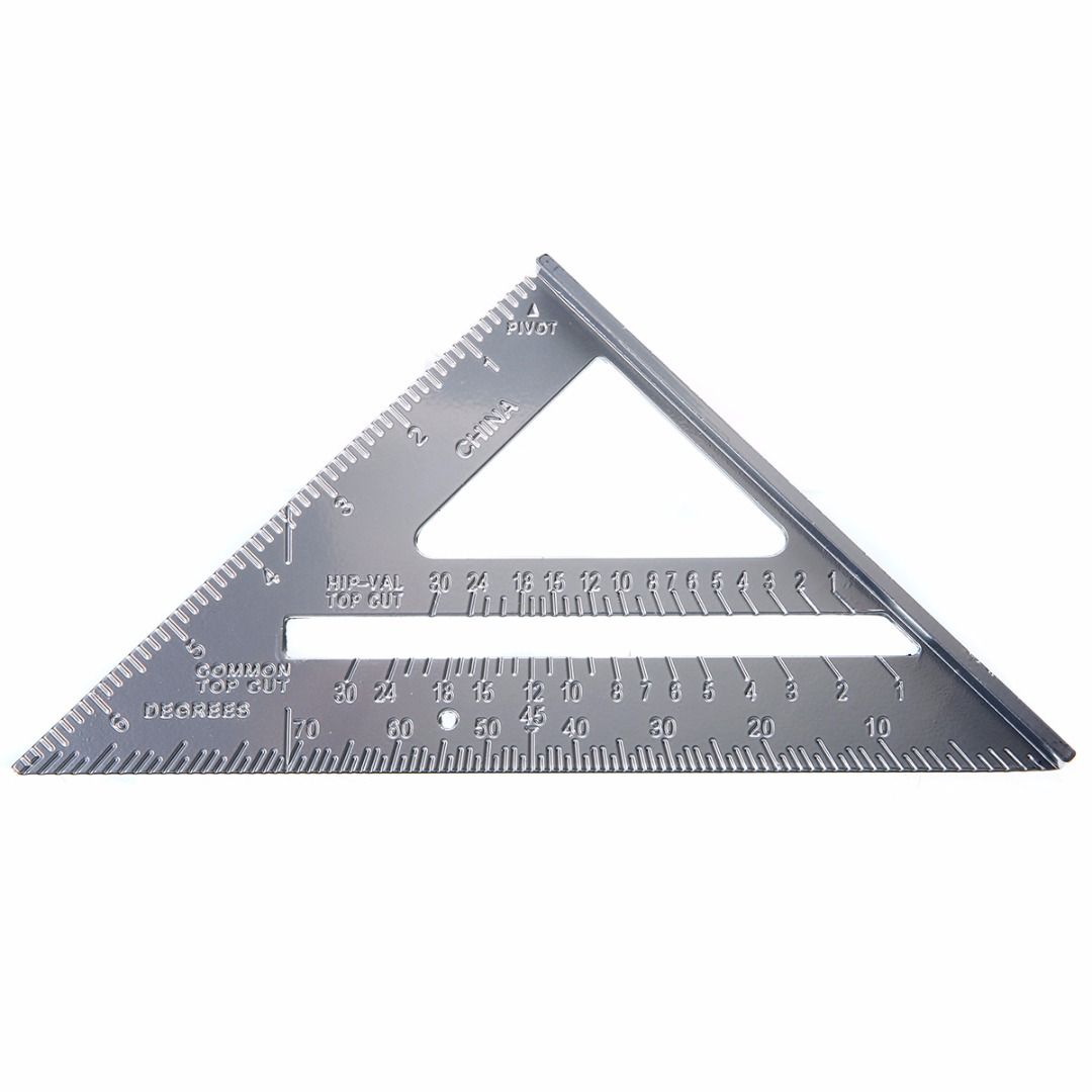 7-Zoll-Aluminium Geschwindigkeit Quadrat Dreieck Winkel Winkelmesser Messen