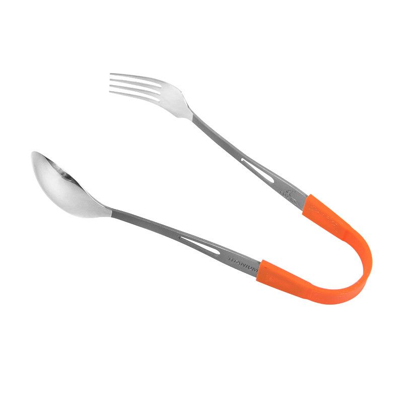 TOAKS Ultraligero Titanio Vajilla Exterior Cubiertos Cubiertos Tenedor y Cuchara