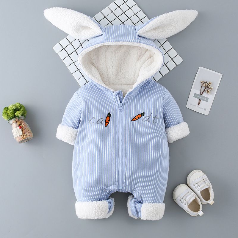 satin al kis sevimli tavsan kulak kapsonlu bebek tulumu bebekler erkek kiz cocuk giyim yenidogan bunny kulak tulum bebek kostum bebek kiyafet icin