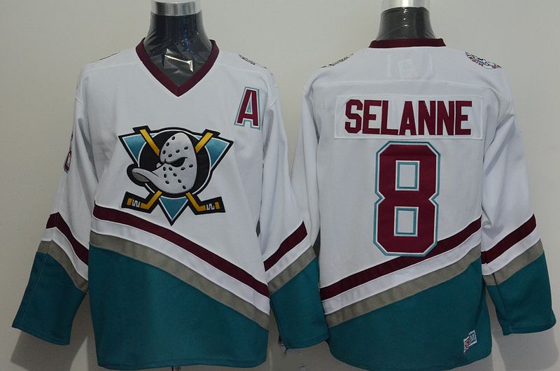 Vintage CCM ANAHEIM MIGHTY DUCKS (Men's XL) Hockey Jersey PAUL KARIYA  SELANNE