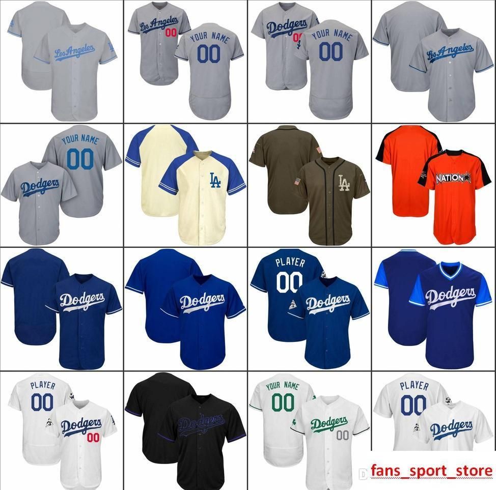 black and red dodgers jersey