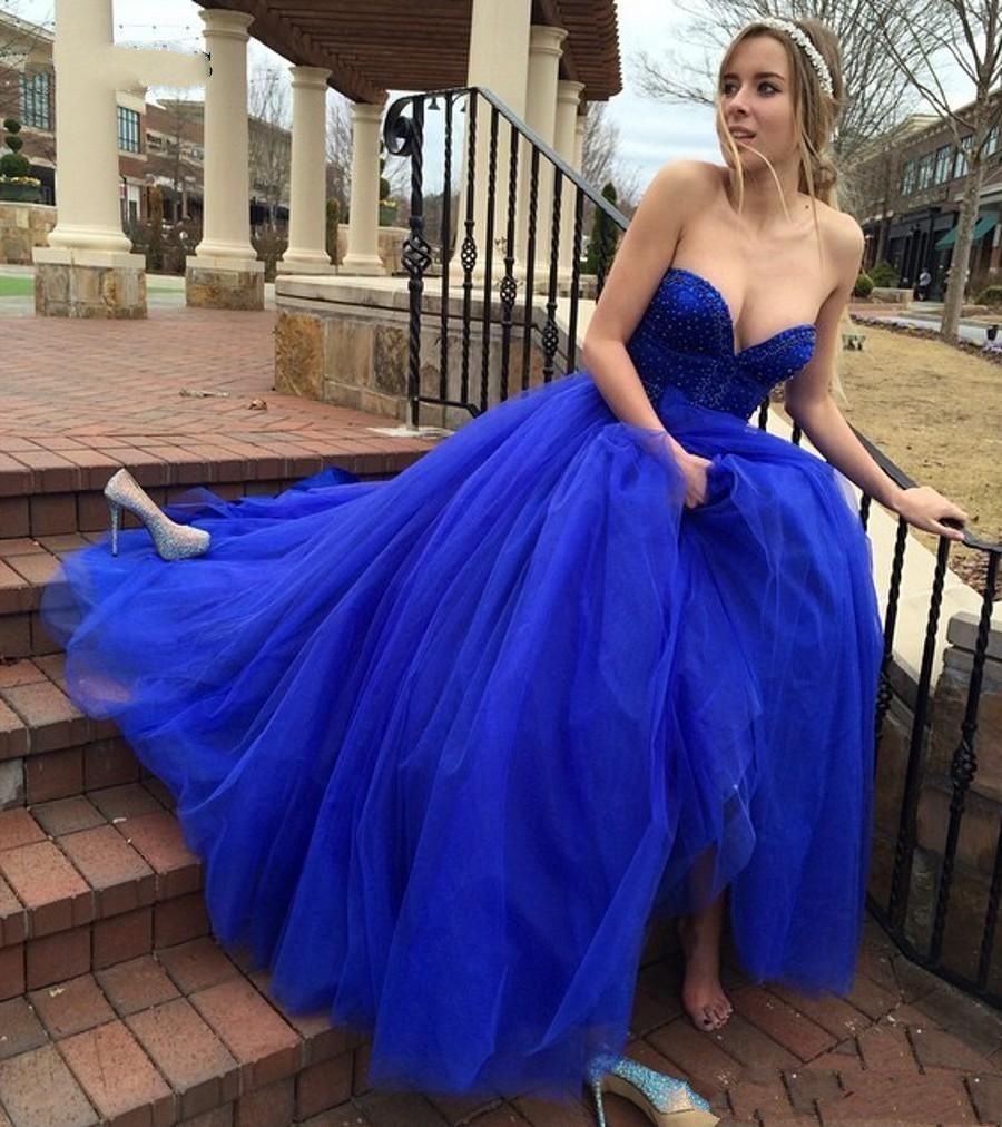 2019 blue prom dresses