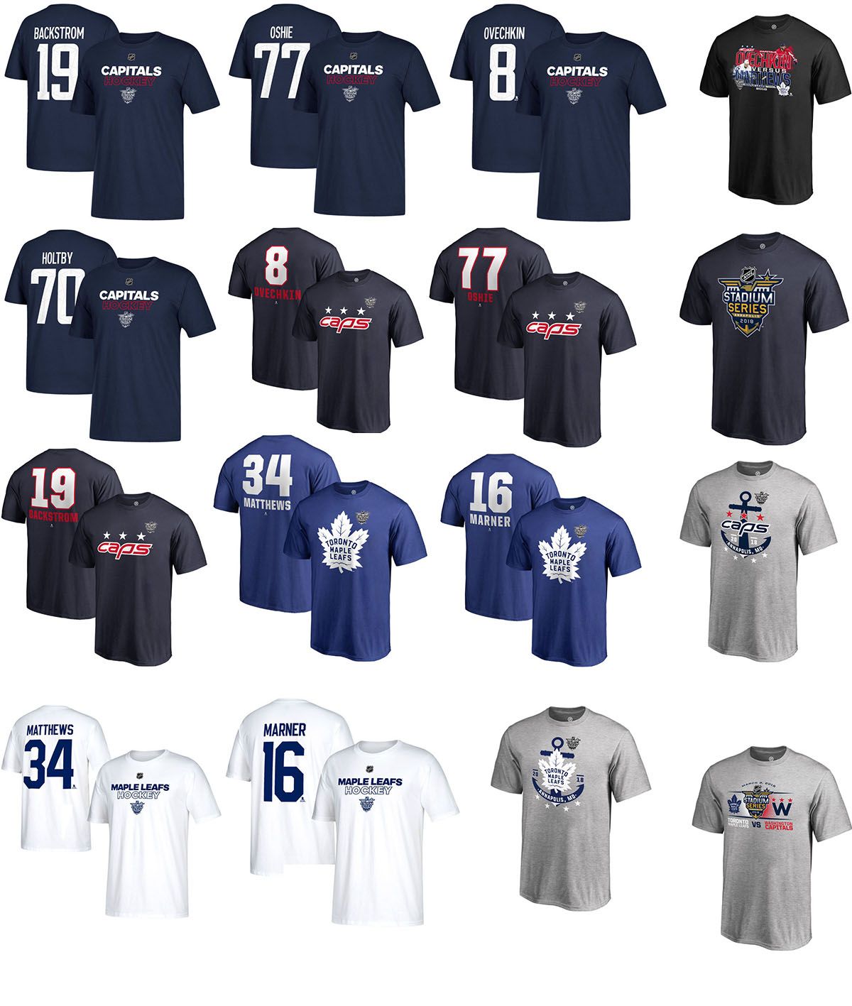 capitals t shirts