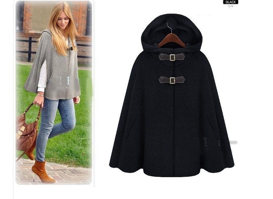 hooded cape coat uk