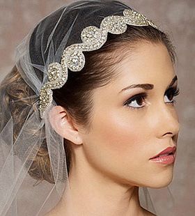 fascia capelli sposa