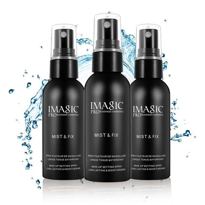 Wholesale-IMAGIC Beauty Make Up Setting Spray 60ml/ bottle Oil-control Nutritious Cosmetics Matte Finish  High Definition