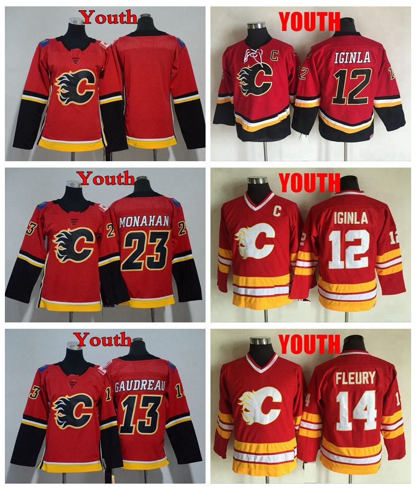 calgary flames youth jersey