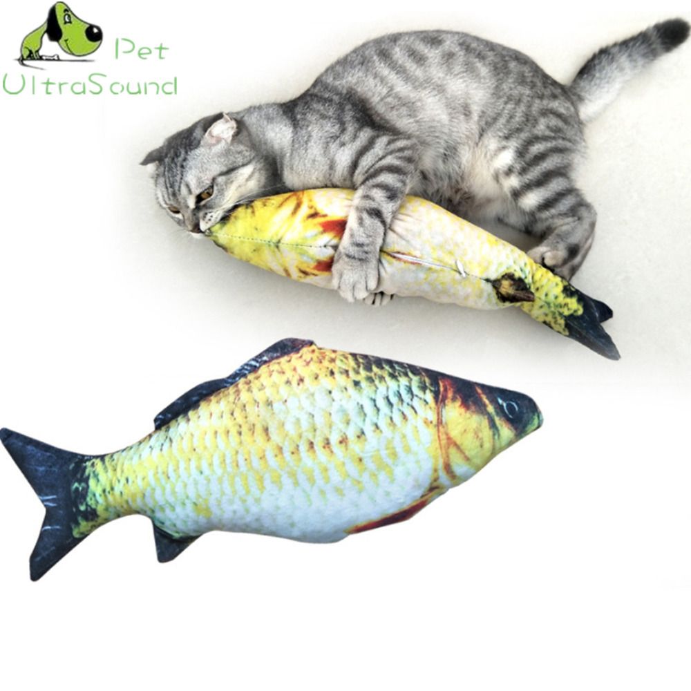 stuffed fish dog toy