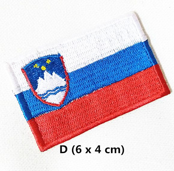 Bandiera SLOVENIA FLAG Slovenia iron-on patch ricamate