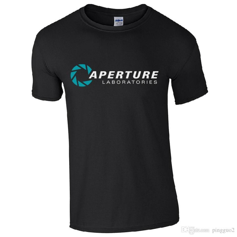 PORTAL t shirt APERTURE LABORATORIES LABS gamer top tee game lab