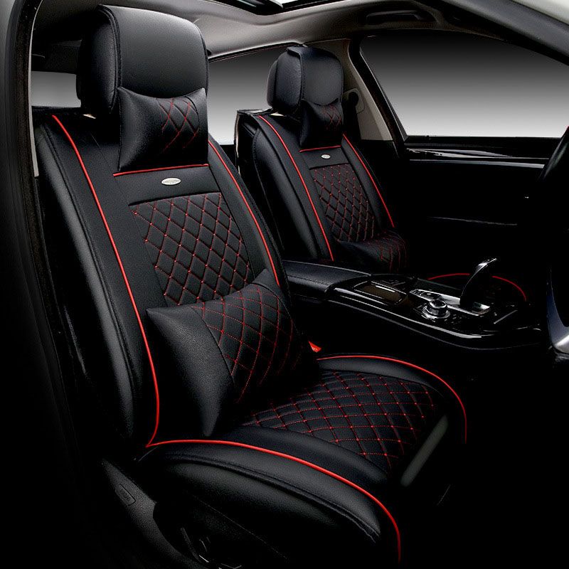 Genuine Leather Car Seat Cover For Lada Granta Kia Rio Vw Polo Cruze Cushion Interior Replacement Auto Cushions